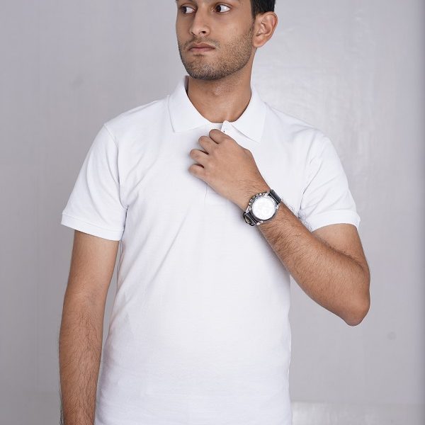 Basic White Polo