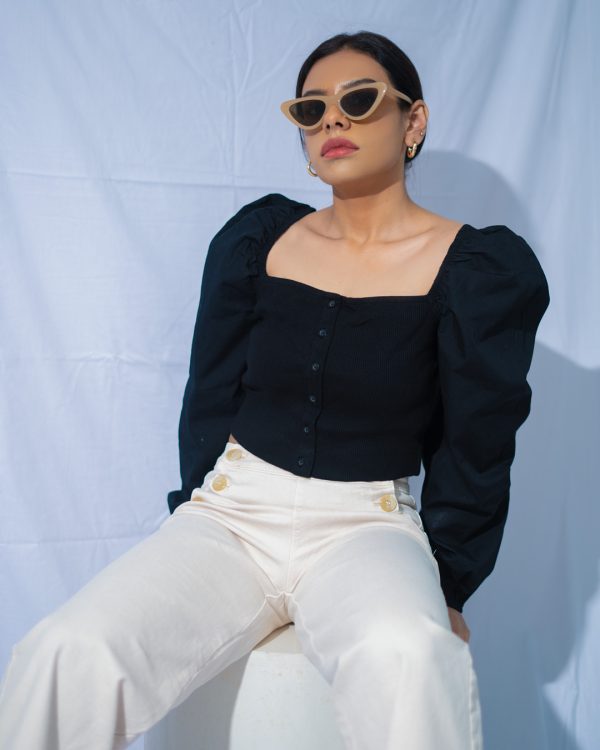 Cream Wide Leg pants - Image 3