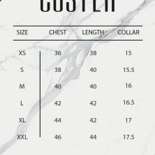Coster size Chart