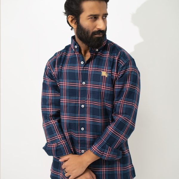 Red Blue Check Shirt