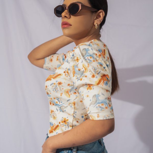 Floral Crop Top
