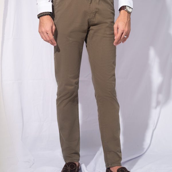 Men’s Olive Chino Pants