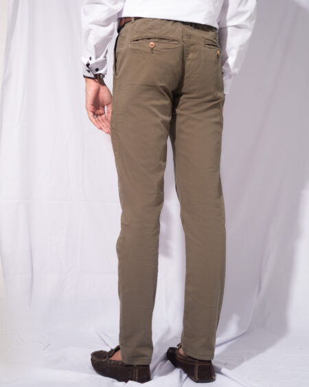Men’s Olive Chino Pants - Image 2