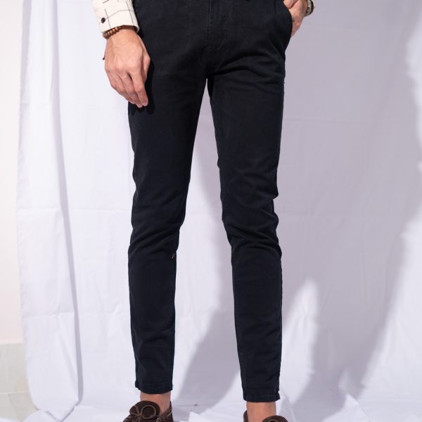 Men’s Black Chino Pants