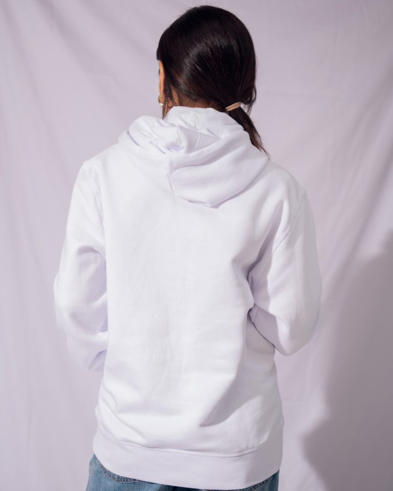 White Unisex Hoodie - Image 2