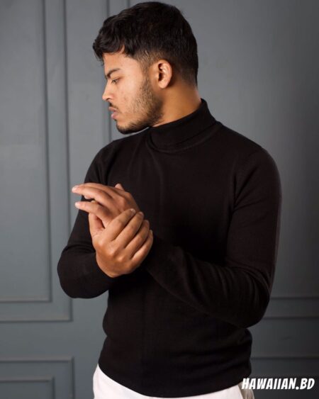 Black Turtle Neck Sweater