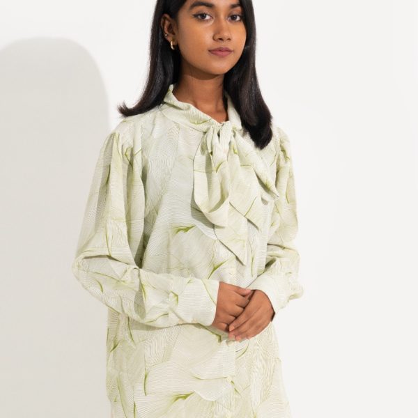 Abstract printed summer top