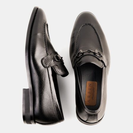 Black Grain Horsebit Plain - Image 5