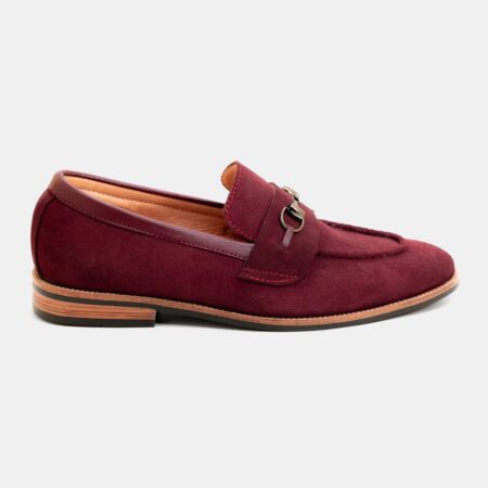 Maroon Suede Horse-bit Loafer - Image 6