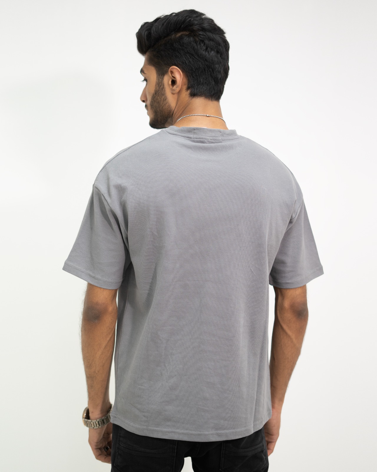 Unisex brown drop shoulder t-shirt - FashionHQ