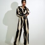 Black and White zig-zag Co-ord Sets