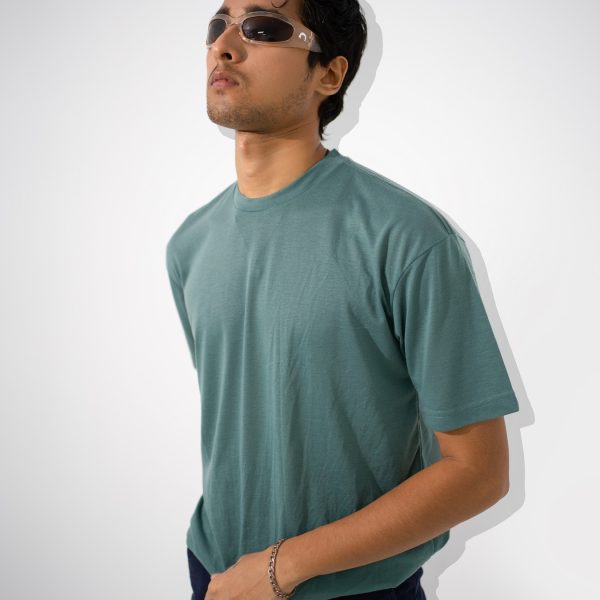 Sage Drop Shoulder T-Shirt