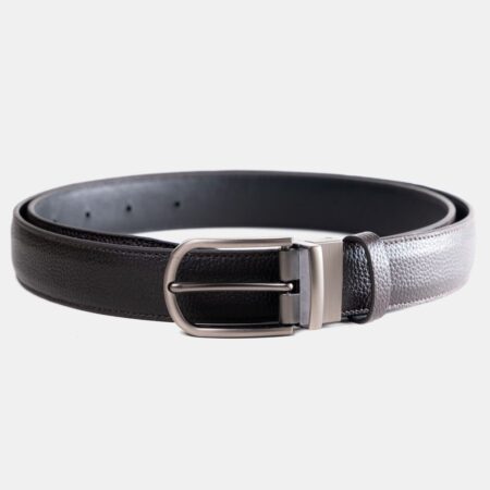 Cocoa Round Buckle Belt - Image 3