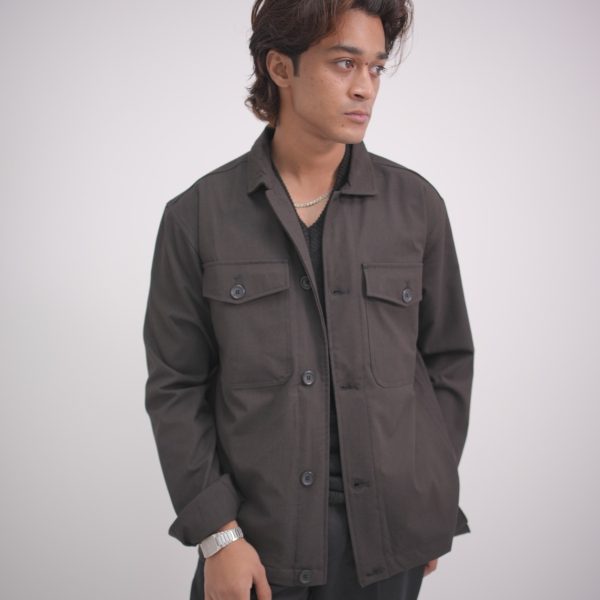 Men's Mocha Brown Overshirt