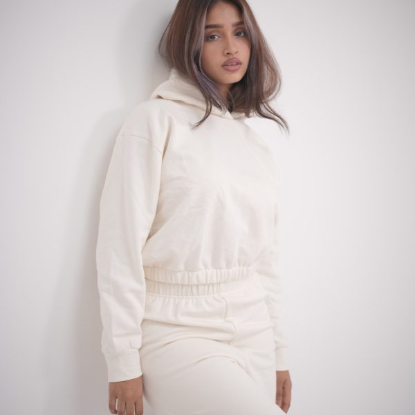 Women's Cream Hoodie set