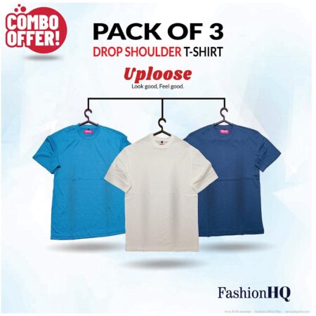 Men's Premium Blank T-shirt-Combo Off white, Sage, Steel Grey